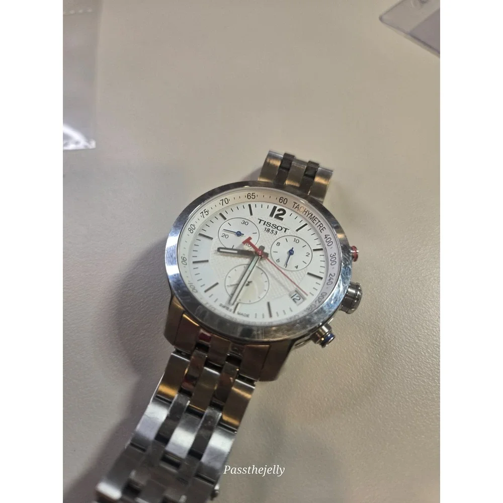 Tissot PRC 200 Chronograph NBA Special Edition Silver Men Watch T055417